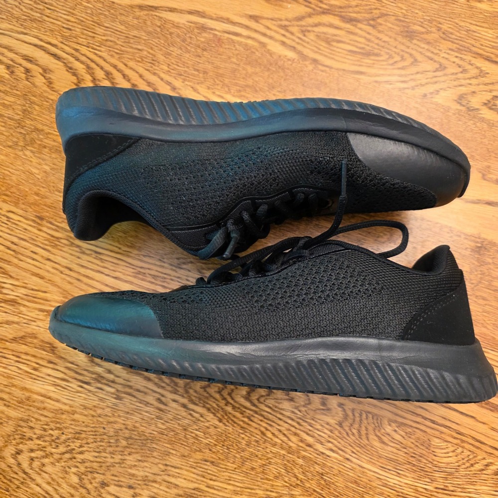 Tredsafe Womens 8 Black Slip Resistant Work Shoes Mesh Sneakers Food Service - Picture 7 of 10